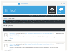 Tablet Screenshot of filmleaf.net